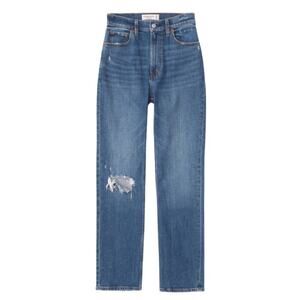 NWT Abercrombie & Fitch Ultra High-Rise Ankle Straight Jeans – Size 28 (6L)